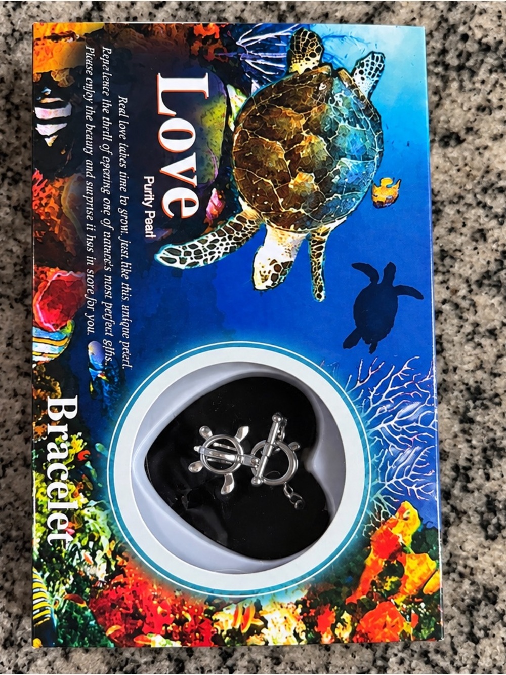 Silver Sea Turtle Bracelet for Women - Love Collection